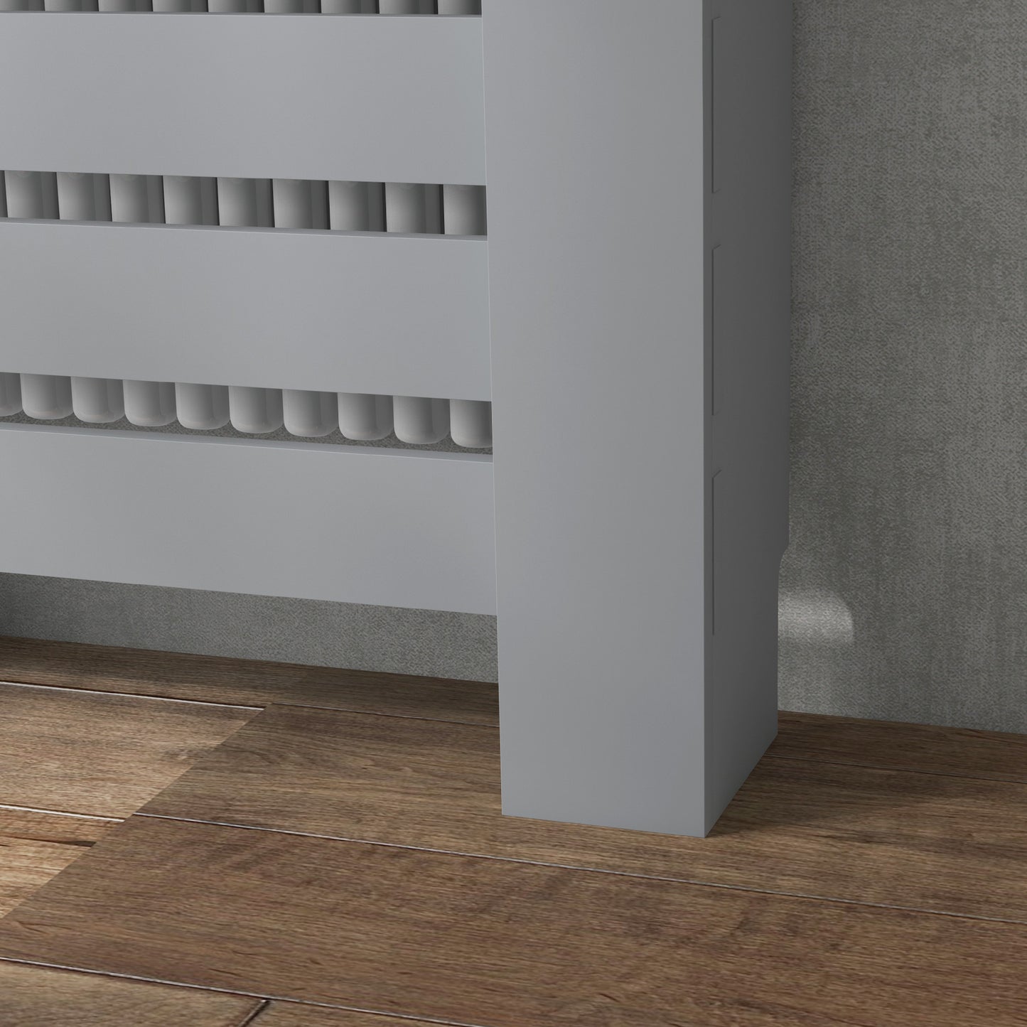 HOMCOM 95.5H x 78Wcm Radiator Cover, with Drawer - Grey--ChewyGames-ChewyGames