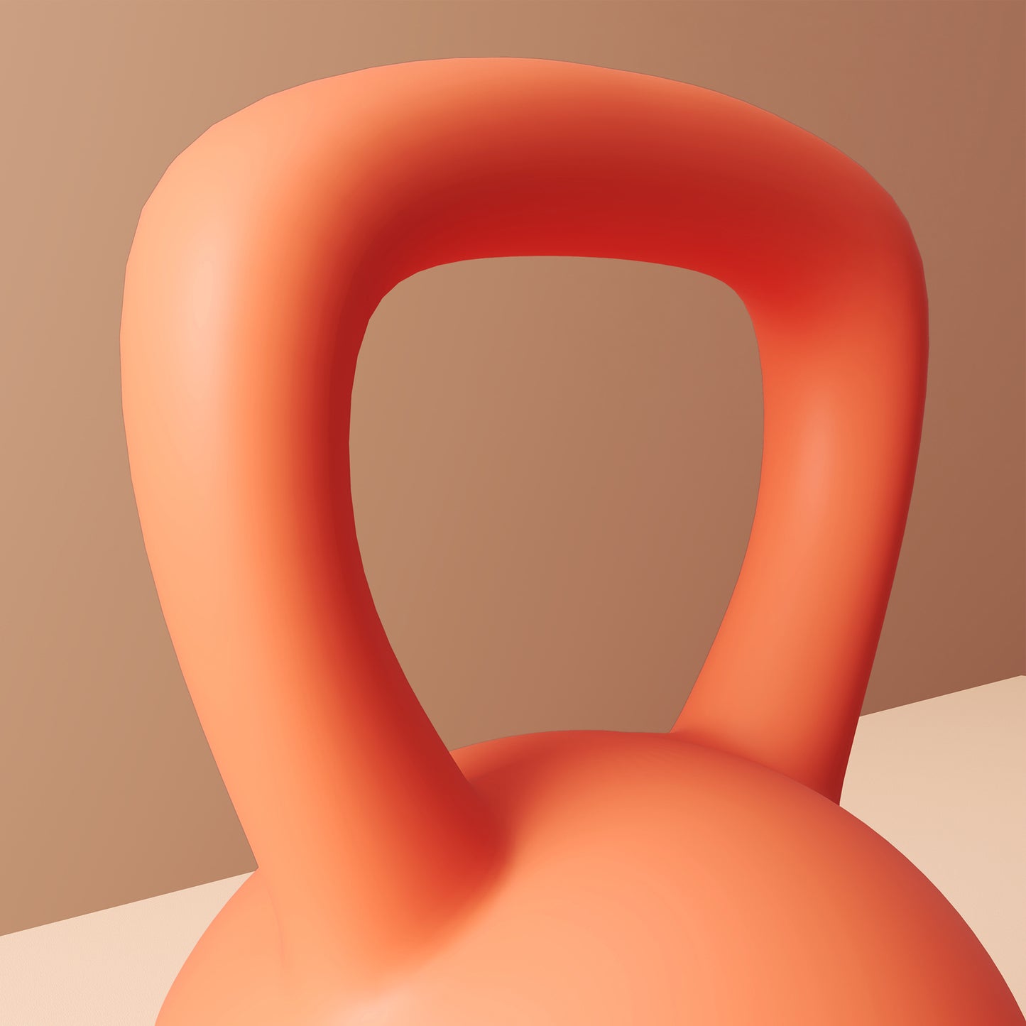 SPORTNOW 6KG Soft Kettlebell with Non-Slip Handle, for Home Gym, Weight Lifting, Strength Training, Orange/Grey-Kettlebells-ChewyGames-ChewyGames