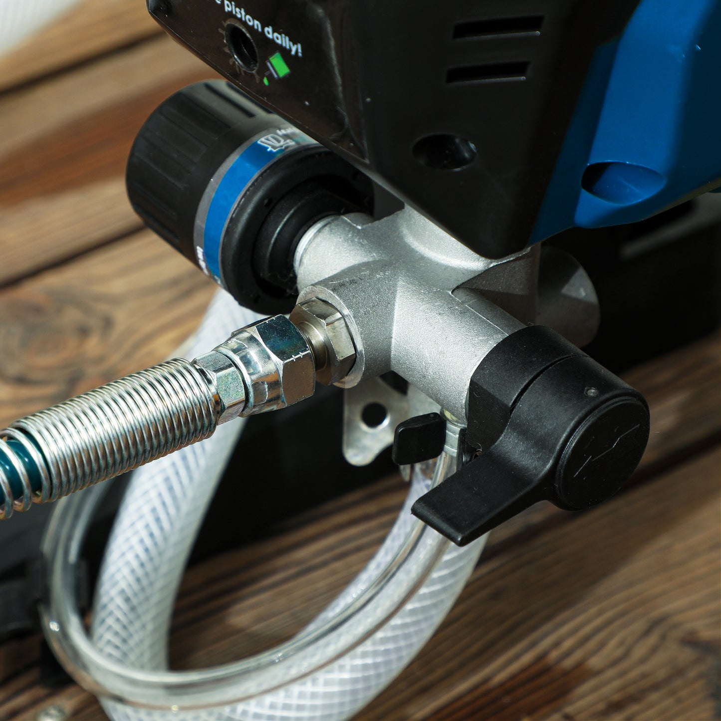 HOMCOM Airless Paint Sprayer, Thinning-Free Electric Paint Spray Gun for Walls, Fences & DIY Projects, Dark Blue-Airless Sprayers-ChewyGames-ChewyGames