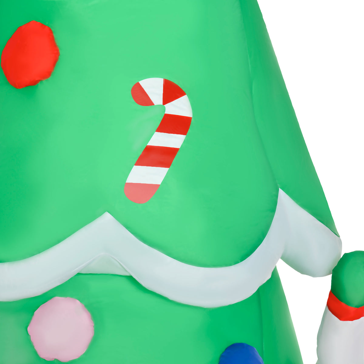 HOMCOM 7FT Christmas Inflatable Tree LED Lighted for Indoor Outdoor Decoration