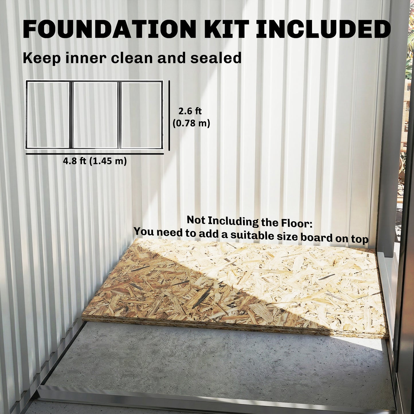 Outsunny Metal Garden Shed, Outdoor Lean-to Shed for Tool Motor Bike, with Adjustable Shelf, Lock, Gloves, 5'x3'x6', Dark Grey