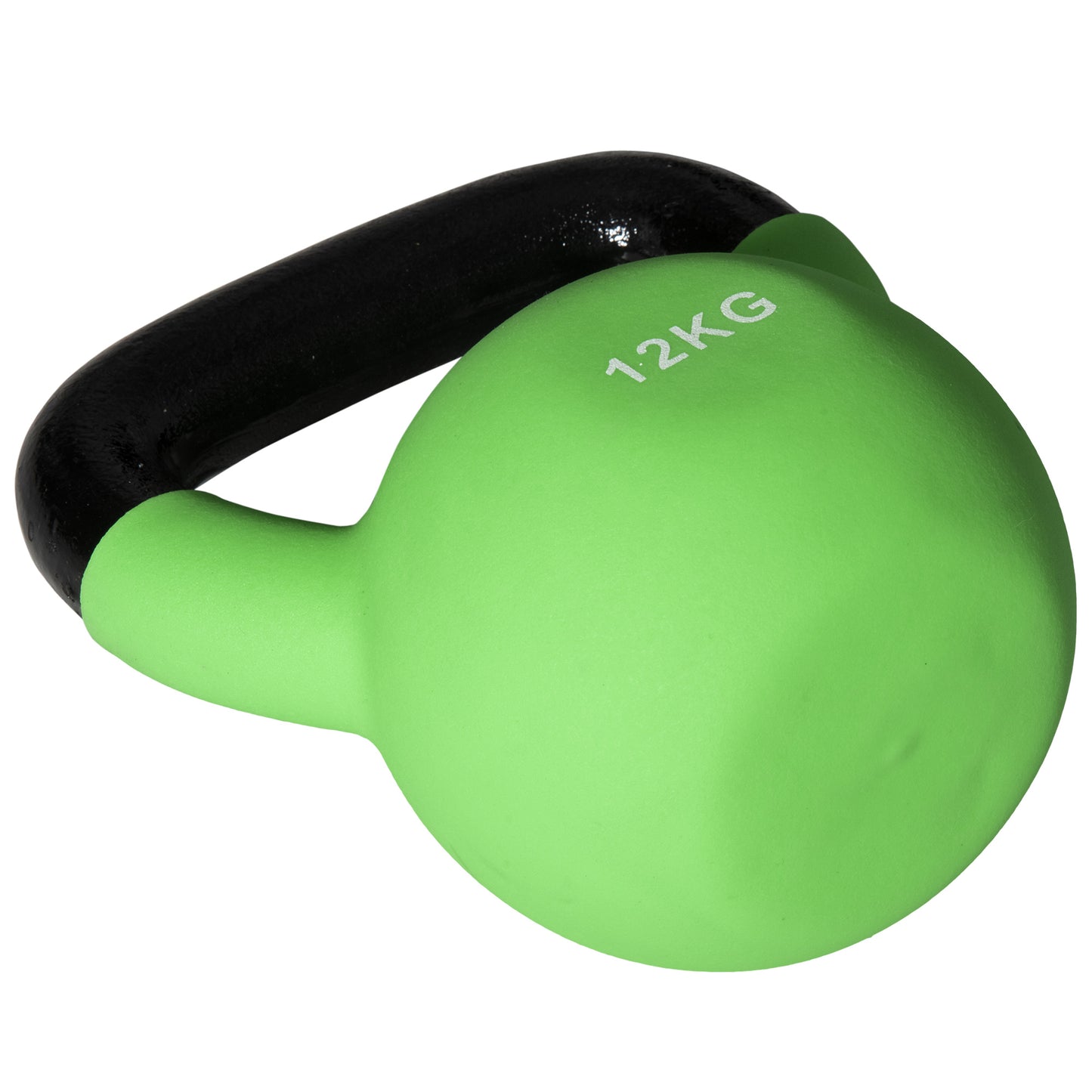 HOMCOM Kettlebell, 12kg Kettle Bell with Non-Slip Handle for Home Gym Weight Lifting and Strength Training, Green
