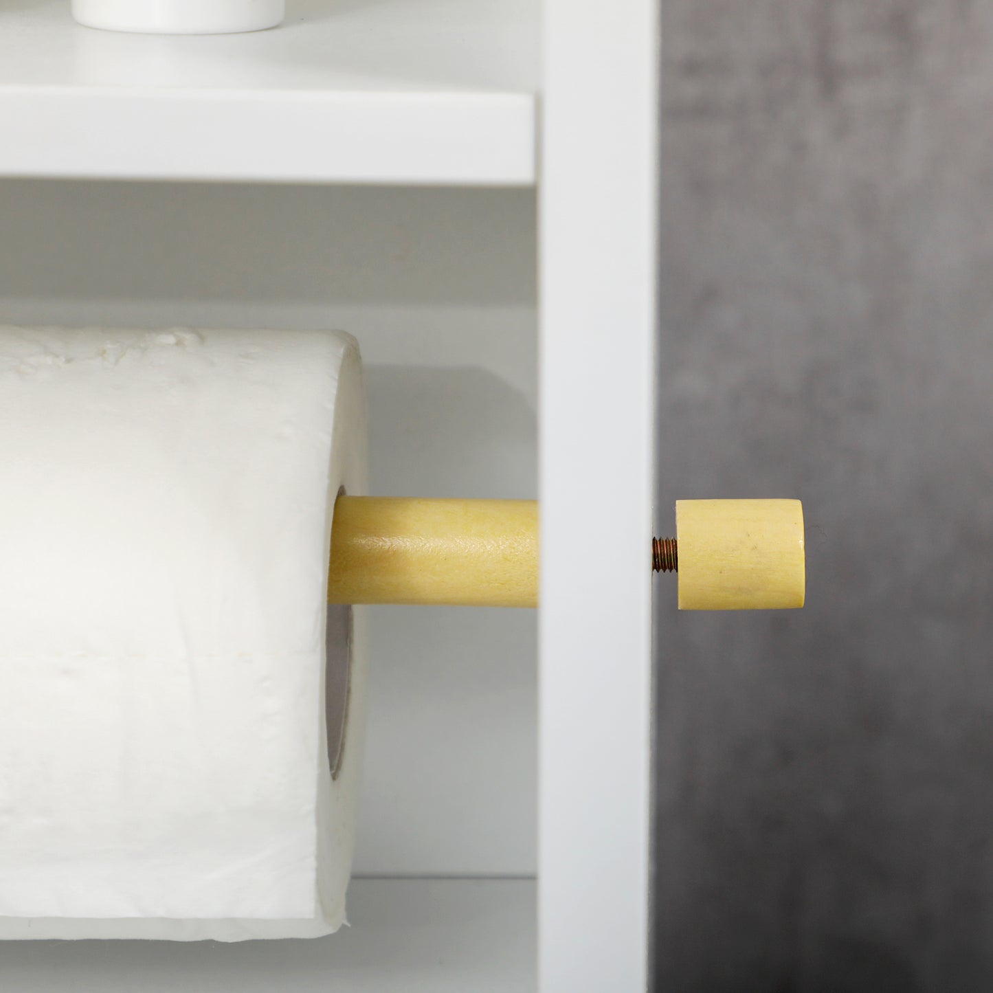 kleankin Multi-Storage Narrow Bathroom Cabinet - White--ChewyGames-ChewyGames
