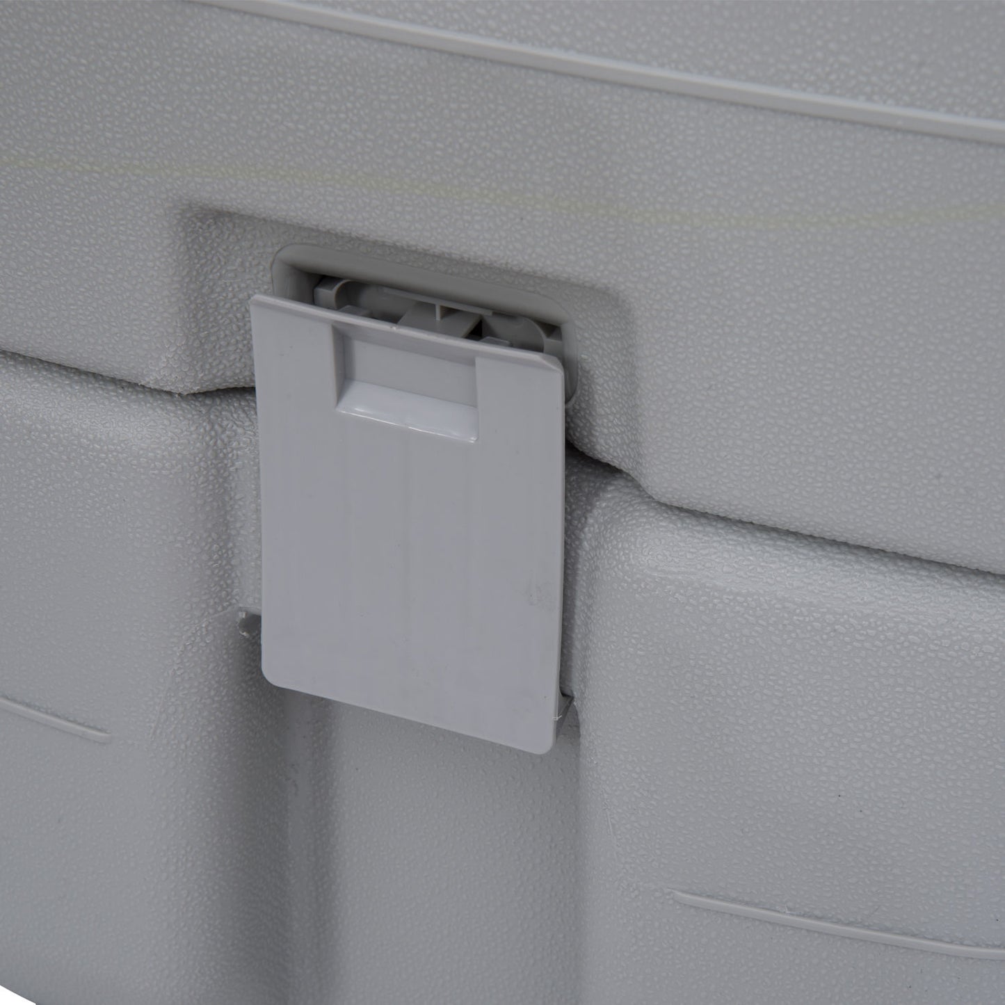 Outsunny Portable Camping Toilet, 20L Flushable Porta Potty Portaloo with 2 Detachable Tanks, Flush and Double Seal Valve for Outdoor Camping Hiking Travel Caravan
