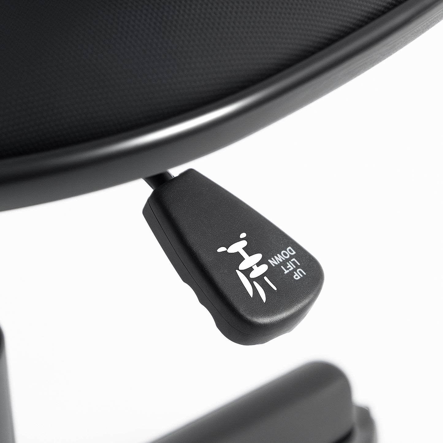 HOMCOM Small Armless Office Chair - Black