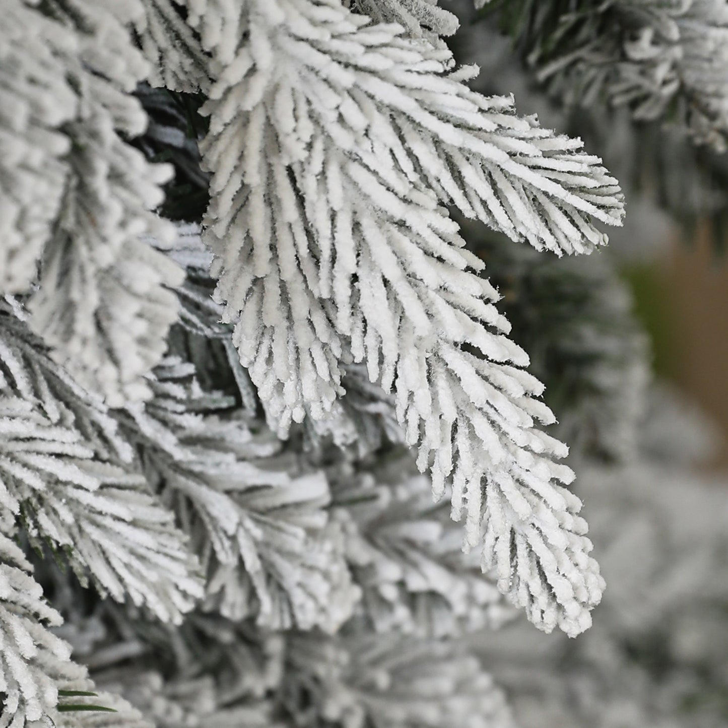 HOMCOM 7ft Snow-Covered Unlit Artificial Christmas Tree-Artificial Trees-ChewyGames-ChewyGames