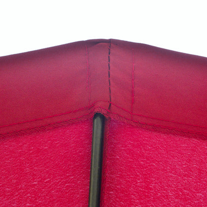 Outsunny 2.5m Shanghai Garden Parasol Umbrella with Crank & Tilt, Adjustable Outdoor Sun Shade, Red