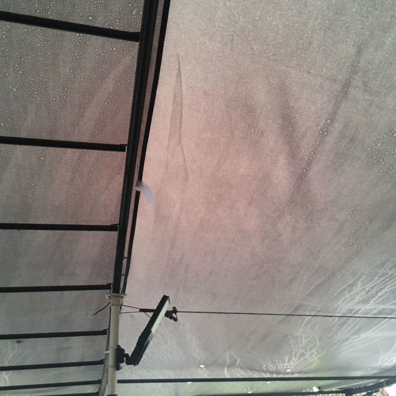 Outsunny 3x3m Metal Pergola with Canopy Garden Awning for Garden Parties, Grey