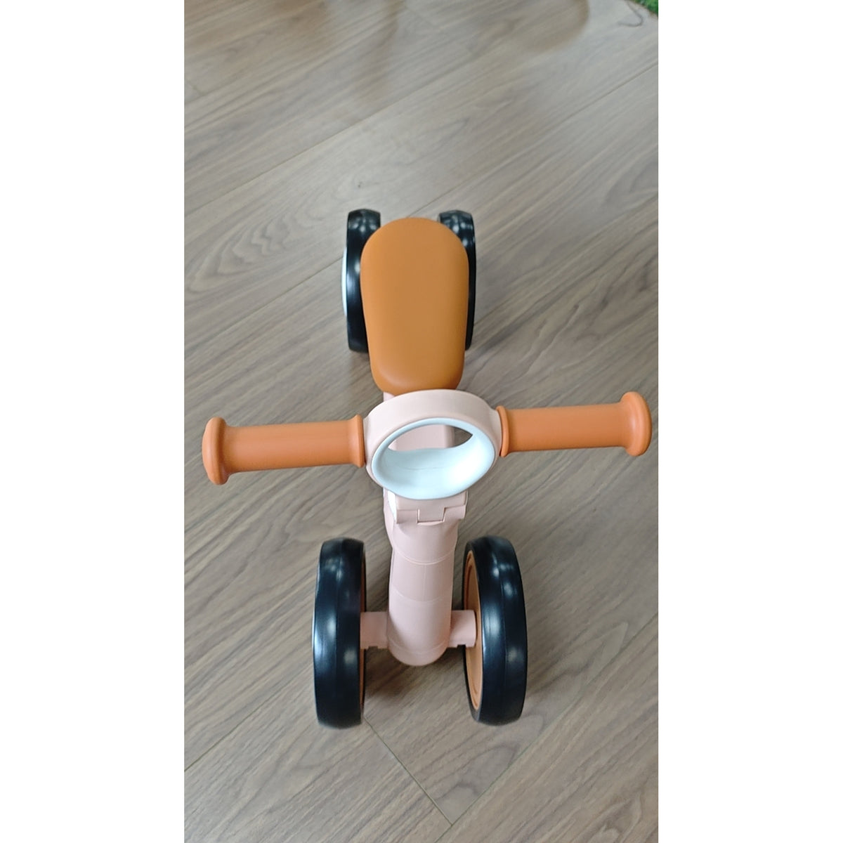 AIYAPLAY Balance Bike, Lightweight Baby Balance Bike with Foldable Design, Adjustable Seat, No Pedal for 1–2 Years, Pink
