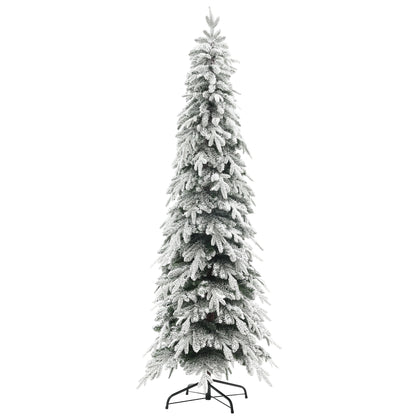 HOMCOM 7ft Snow-Covered Unlit Artificial Christmas Tree-Artificial Trees-ChewyGames-ChewyGames