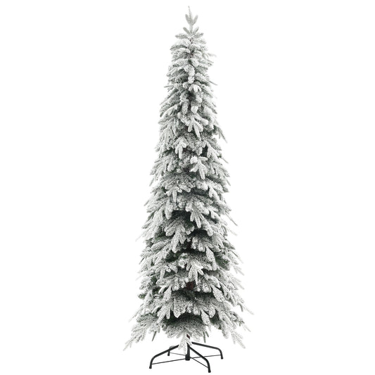 HOMCOM 7ft Snow-Covered Unlit Artificial Christmas Tree--ChewyGames-ChewyGames