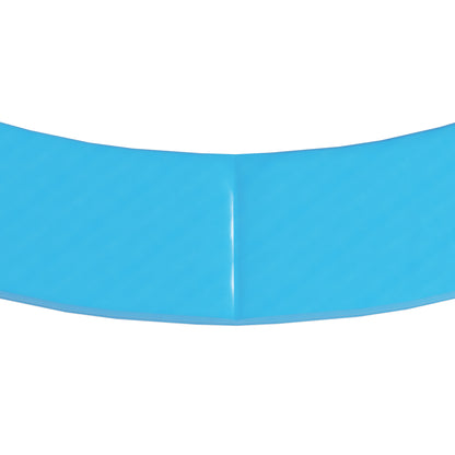 HOMCOM 12ft Trampoline Accessories Safety Pad Φ366cm Replacement Surround Padding Thick Foam Pads Light Blue