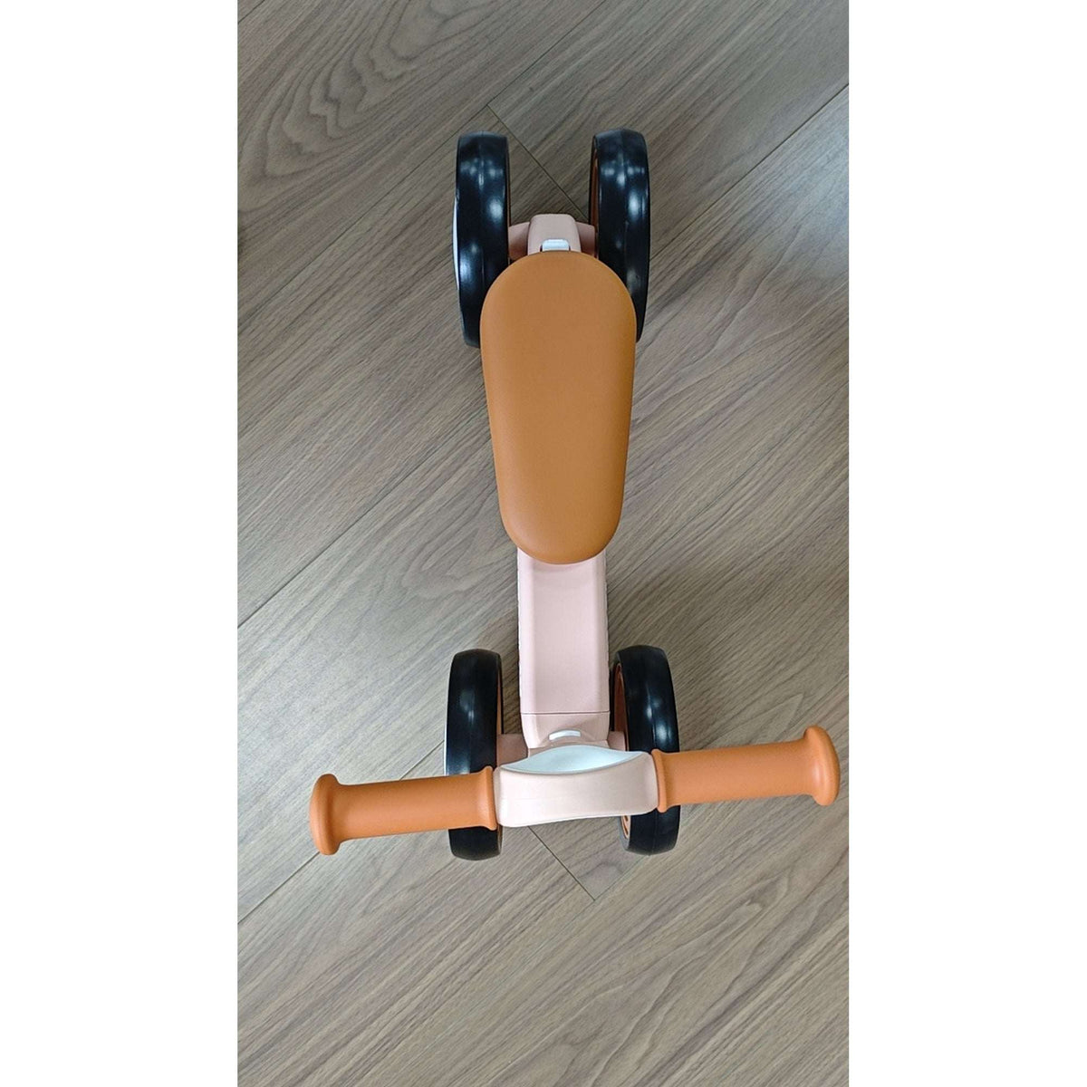AIYAPLAY Balance Bike, Lightweight Baby Balance Bike with Foldable Design, Adjustable Seat, No Pedal for 1–2 Years, Pink