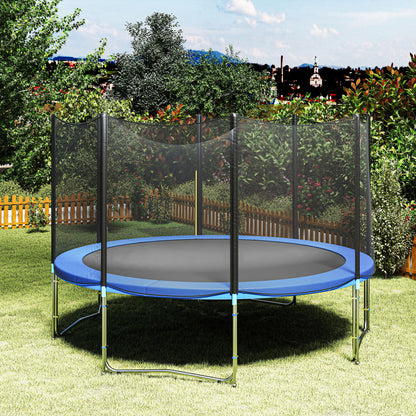 HOMCOM 12ft Trampoline Pad, Φ366cm Trampoline Accessories Surround Pad Thick Foam Pads Padding Replacement Spare, Blue