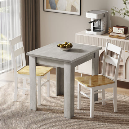 HOMCOM Folding Dining Table for 4-6, Rectangular Extendable Drop Leaf Table for Small Spaces, 140 x 80 x 77.5 cm, Grey