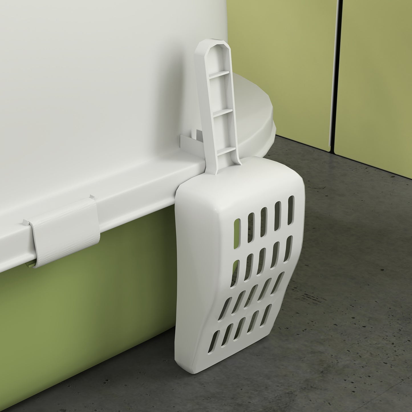 PawHut Enclosed Cat Litter Box w/ Pull-Out Drawer, Scoop, Deodorising Bags for Odour Control, Privacy, Portable, Easy to Clean