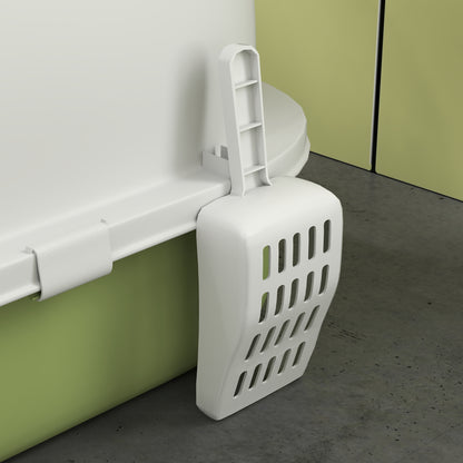 PawHut Enclosed Cat Litter Box w/ Pull-Out Drawer, Scoop, Deodorising Bags for Odour Control, Privacy, Portable, Easy to Clean