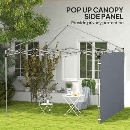 Outsunny 195 x 295cm Replacement Gazebo Sidewall - Grey--ChewyGames-ChewyGames