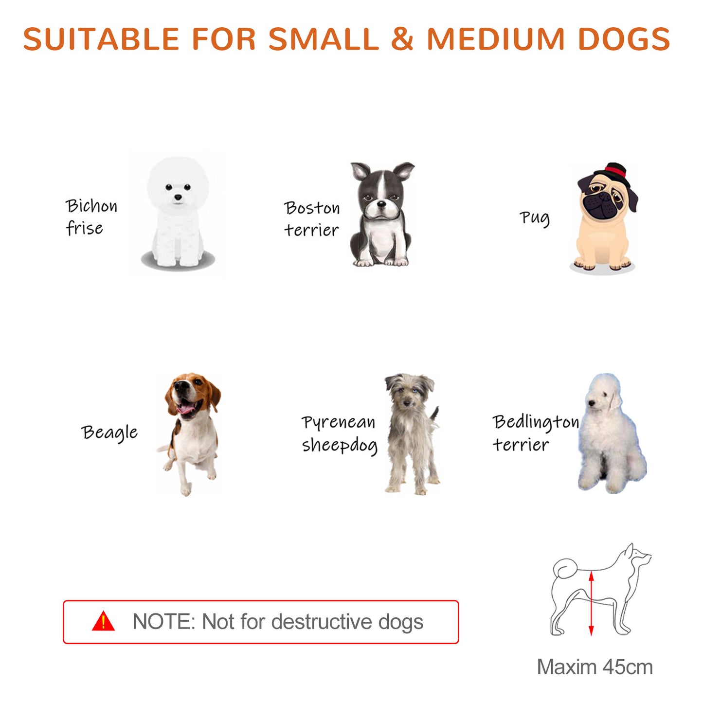 PawHut Freestanding Dog Gate, Foldable Pet Fence, Indoor Wood Barrier, Stair Gate with Support Feet, for Doorway, Hallway, Small and Medium Dogs, 69H x 104-180 cm, Blue-grey