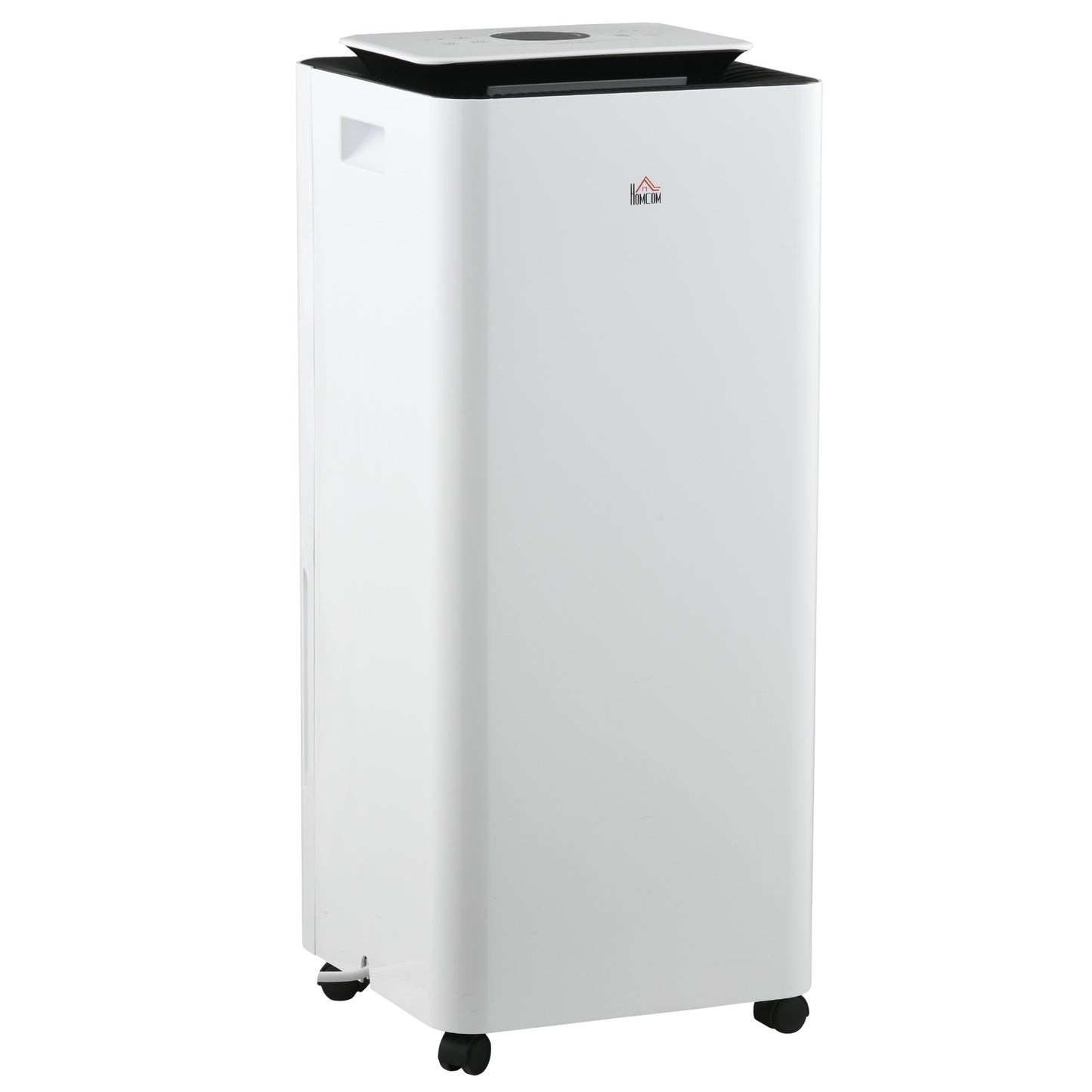 HOMCOM 3500mL Portable Dehumidifier with Air Purifier, 24H Timer, 5 Modes, 16L/Day, for Home Laundry, White