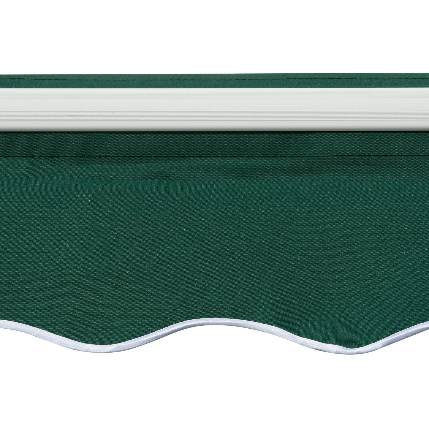 Outsunny Awning Canopy Manual Retractable Porch Sun Shade Shelter 3 x 2m Green