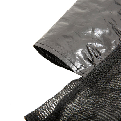 HOMCOM 13ft Trampoline Net Replacement Safety Net Enclosure Net Spare w/ 8 Poles