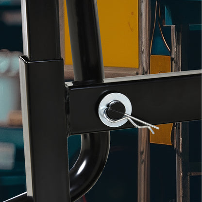 DURHAND Steel Motorbike Jack Lift, 27.5 / 39.5 H cm - Black