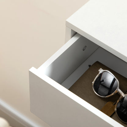 HOMCOM Three Drawer Slim Shoe Storage Cabinet, 12 Shoe Pairs - White--ChewyGames-ChewyGames