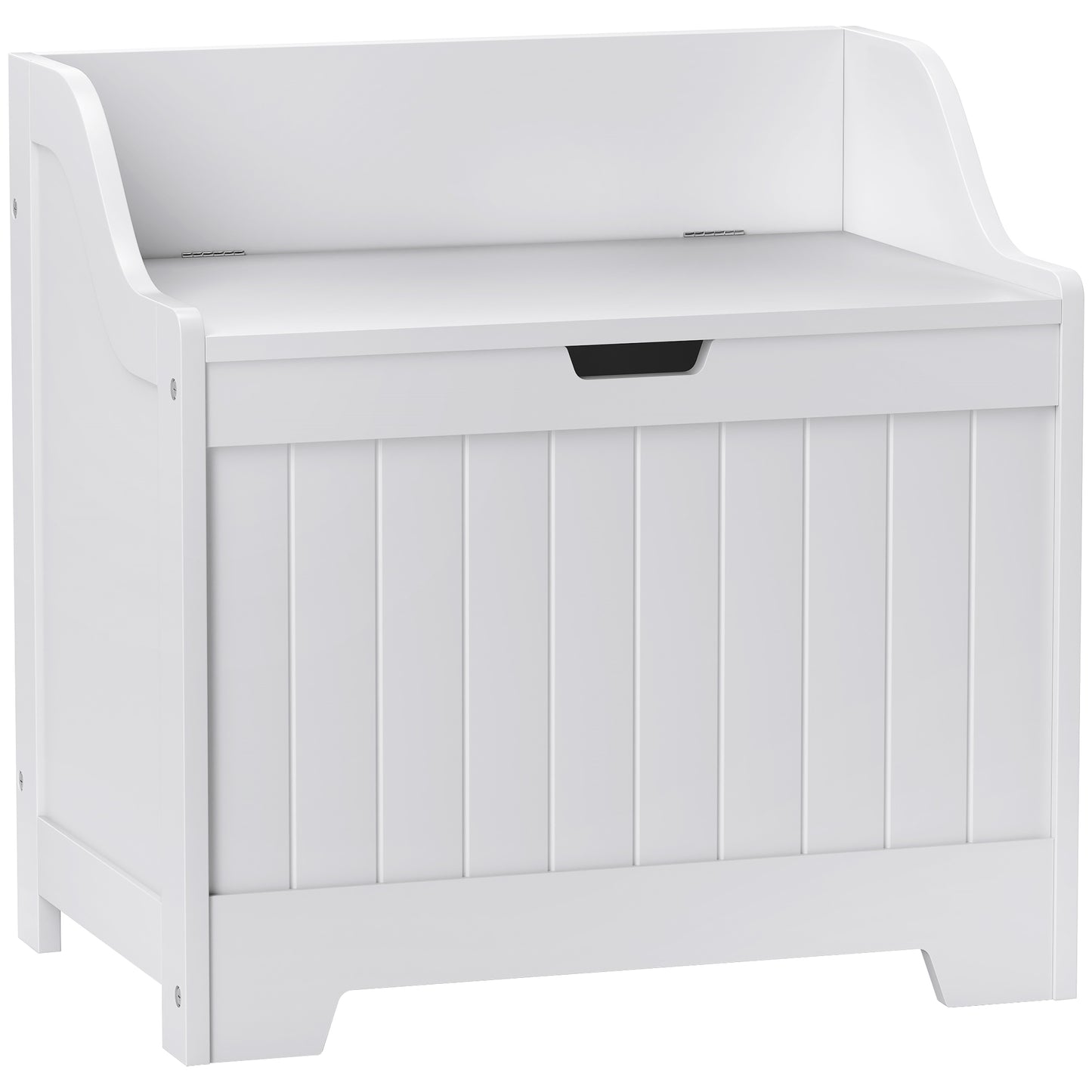 HOMCOM 61L Home Storage Chest - White