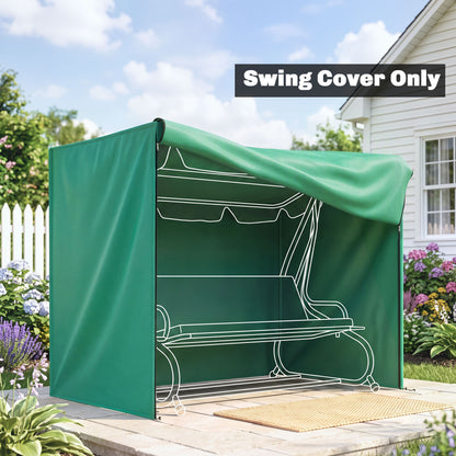 Outsunny 220 x 125cm Three-Seater Swing Chair Protective Cover - Green