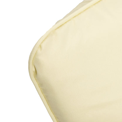 Outsunny 4 Pieces Outdoor Seat and Back Cushion Set Patio Deep Seating Chair Replacement Cushion, Beige