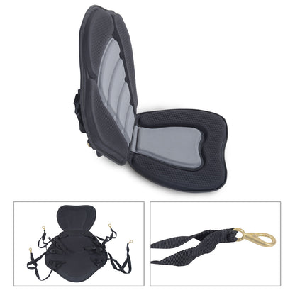 HOMCOM Paddle Board Seat, Detachable Kayak Seat with Padded High Backrest, Sit On Top Design, for Canoe Rafting Sports