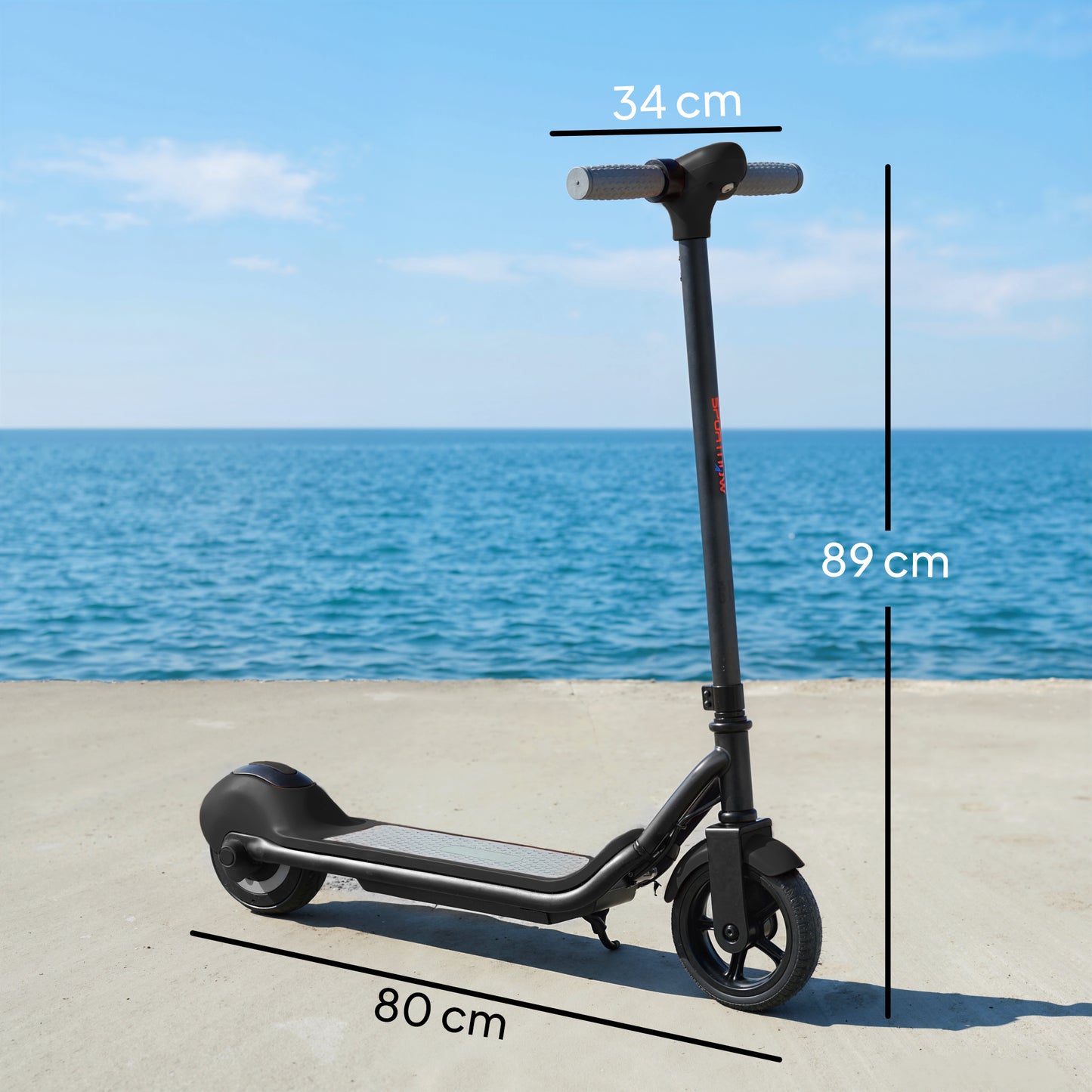 SPORTNOW Electric Scooter for Kids, with LED Display, Green