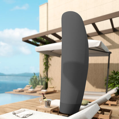 Outsunny Parasol Cover, 300D Oxford Cantilever Umbrella Cover Fit for 2-4m Parasol, Banana Umbrella Protector with Zipper for Outdoor Garden, Patio, Black