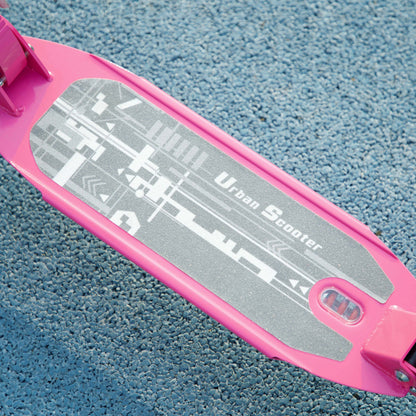 AIYAPLAY Kids Scooter with Four-Level Adjustable Handlebar, Dual Brake System, 200mm Wheels, ABEC-7 Bearings, Pink