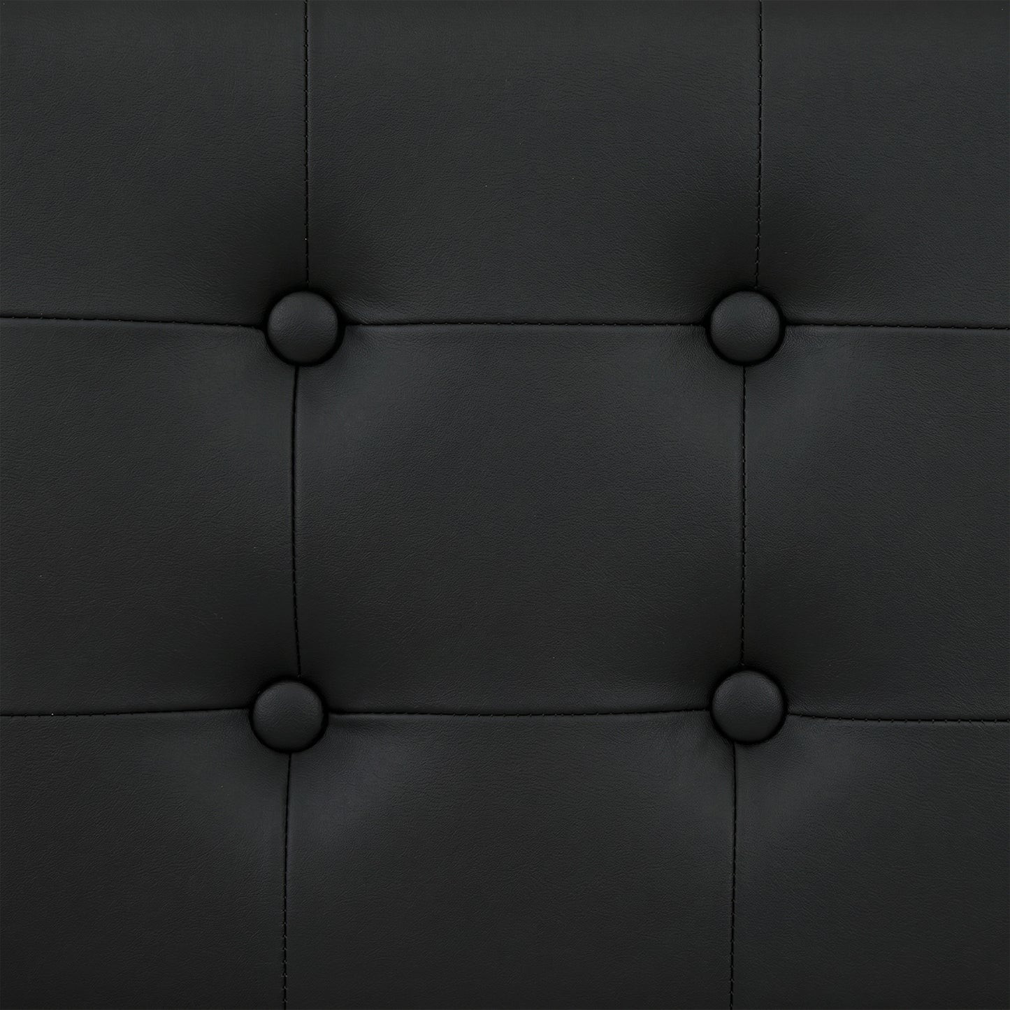 HOMCOM PU Leather King Size Ottoman Bed Frame, with Front Drawer - Black