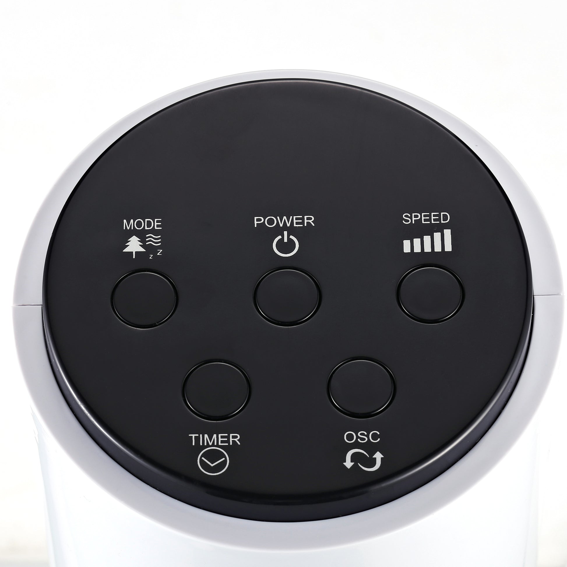 HOMCOM 38'' Freestanding Tower Fan, 3 Speed 3 Mode, 12h Timer, 70 Degree Oscillation, LED Panel, 5M Remote Controller, White--ChewyGames-ChewyGames