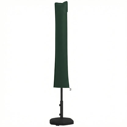 Outsunny Parasol Cover, Cantilever Umbrella Cover for 2-3.5 m Parasols, Banana Umbrella Protector with Zipper, Green