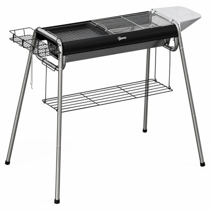Outsunny Charcoal BBQ Grill - Black