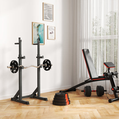 SPORTNOW Weight Plates Set, with Two 7.5kg and Two 5kg weights, Black