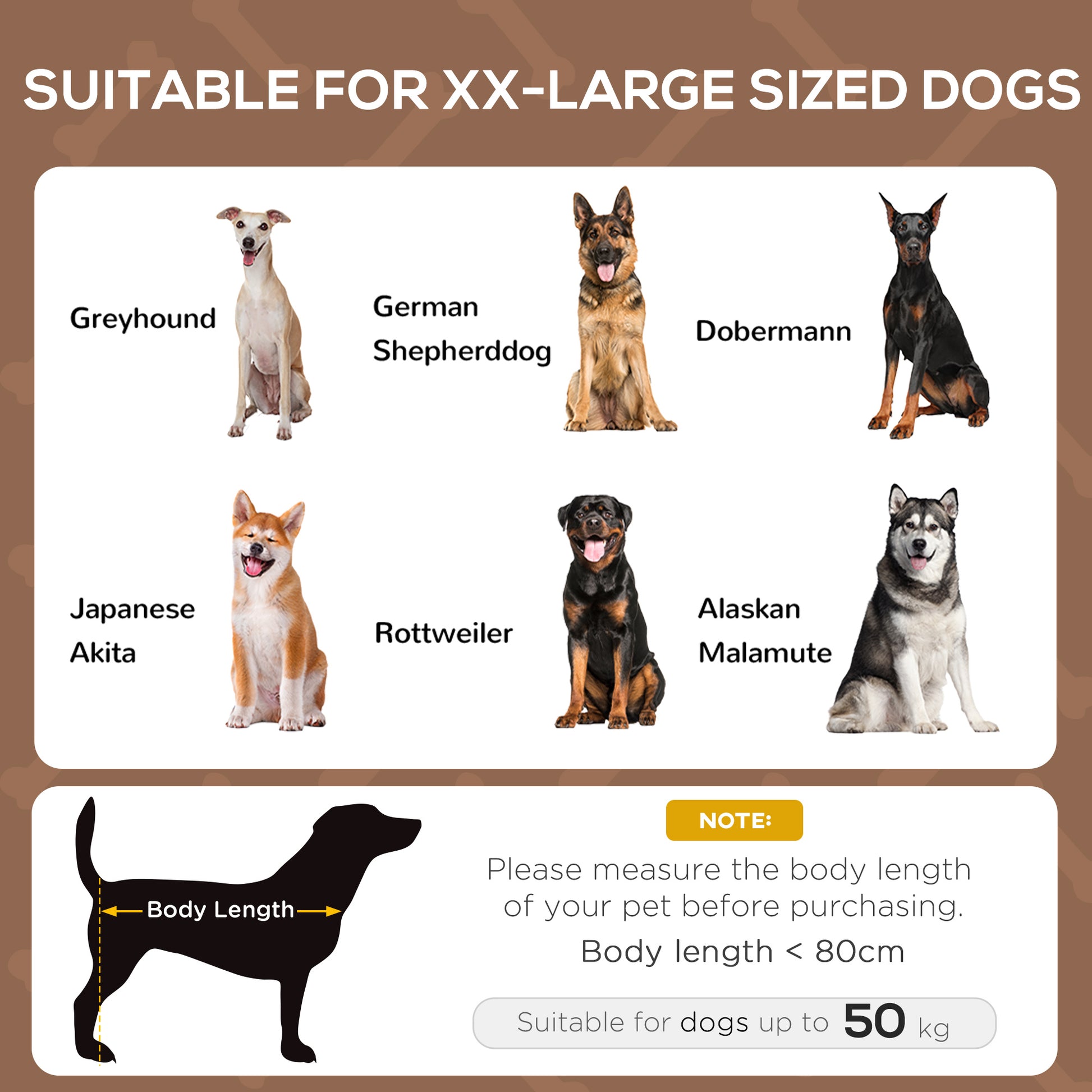 PawHut Outdoor Dog Bed with Removable Canopy, Portable Raised Dog Bed for Camping, Garden & Beach, Water-Resistant UV-Protection Mesh Pet Cot Sun Lounger, for XL Pets, 122 x 92 x 108 cm, Brown--ChewyGames-ChewyGames