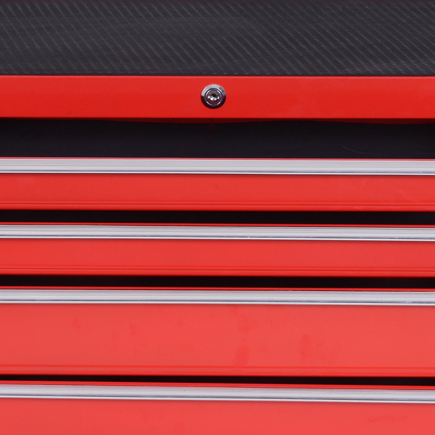 DURHAND 7-Drawer Tool Box on Wheels Tool Cabinet 150 Load with Lockable Swivel Castors, Red