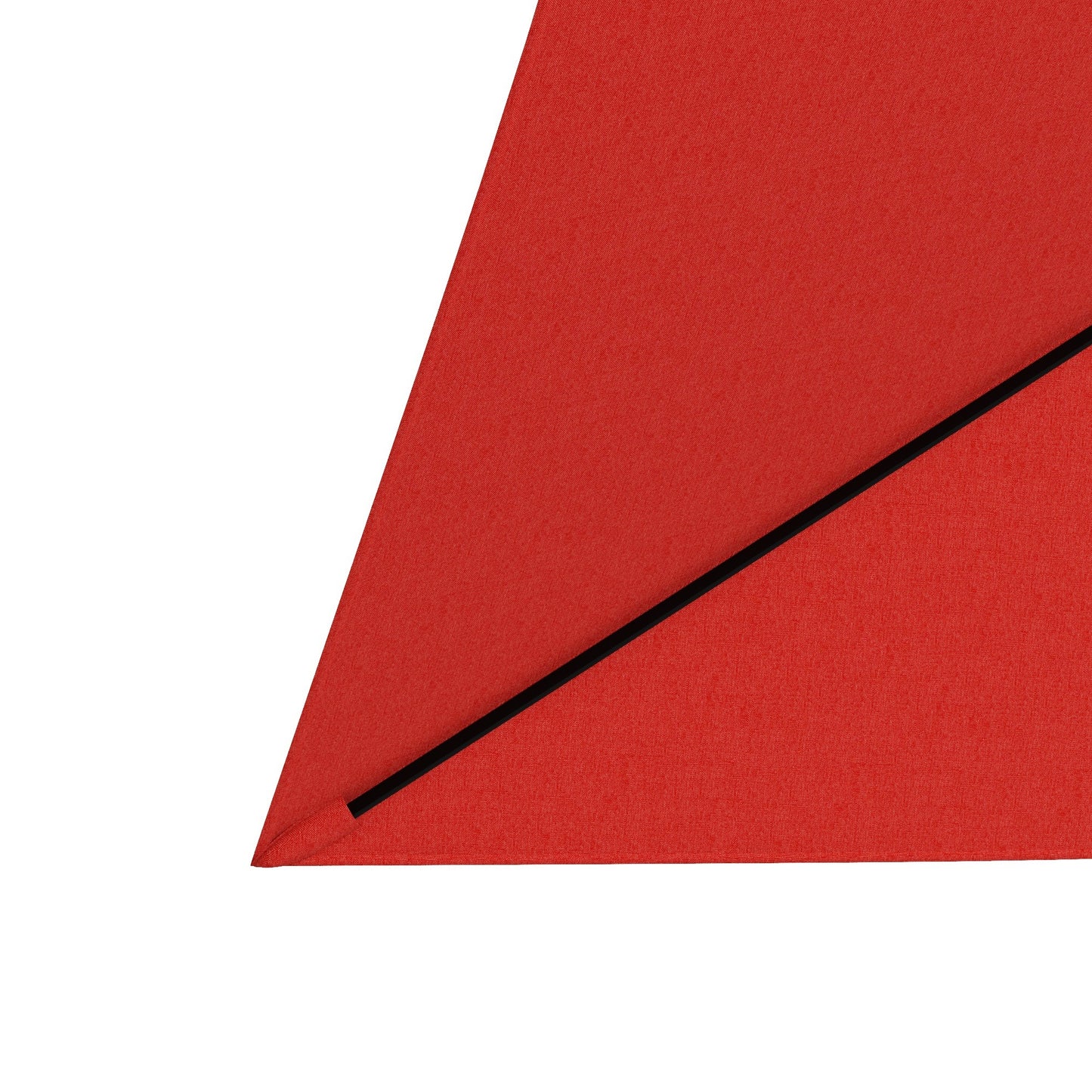 Outsunny 2 x 3 m Rectangular Parasol Umbrella - Red