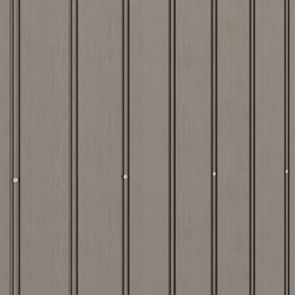 Outsunny 9 x 6ft Steel Garden Shed, Outdoor Storage Tool House with Vents, Foundation and Lockable Double Doors, Brown