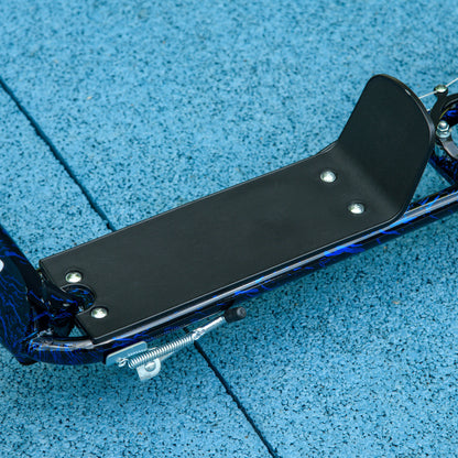 AIYAPLAY Kids Scooter with Adjustable Handlebar, Children's Kick Scooter with Non-slip Footplate, Rear Brake, Kickstand, Blue--ChewyGames-ChewyGames