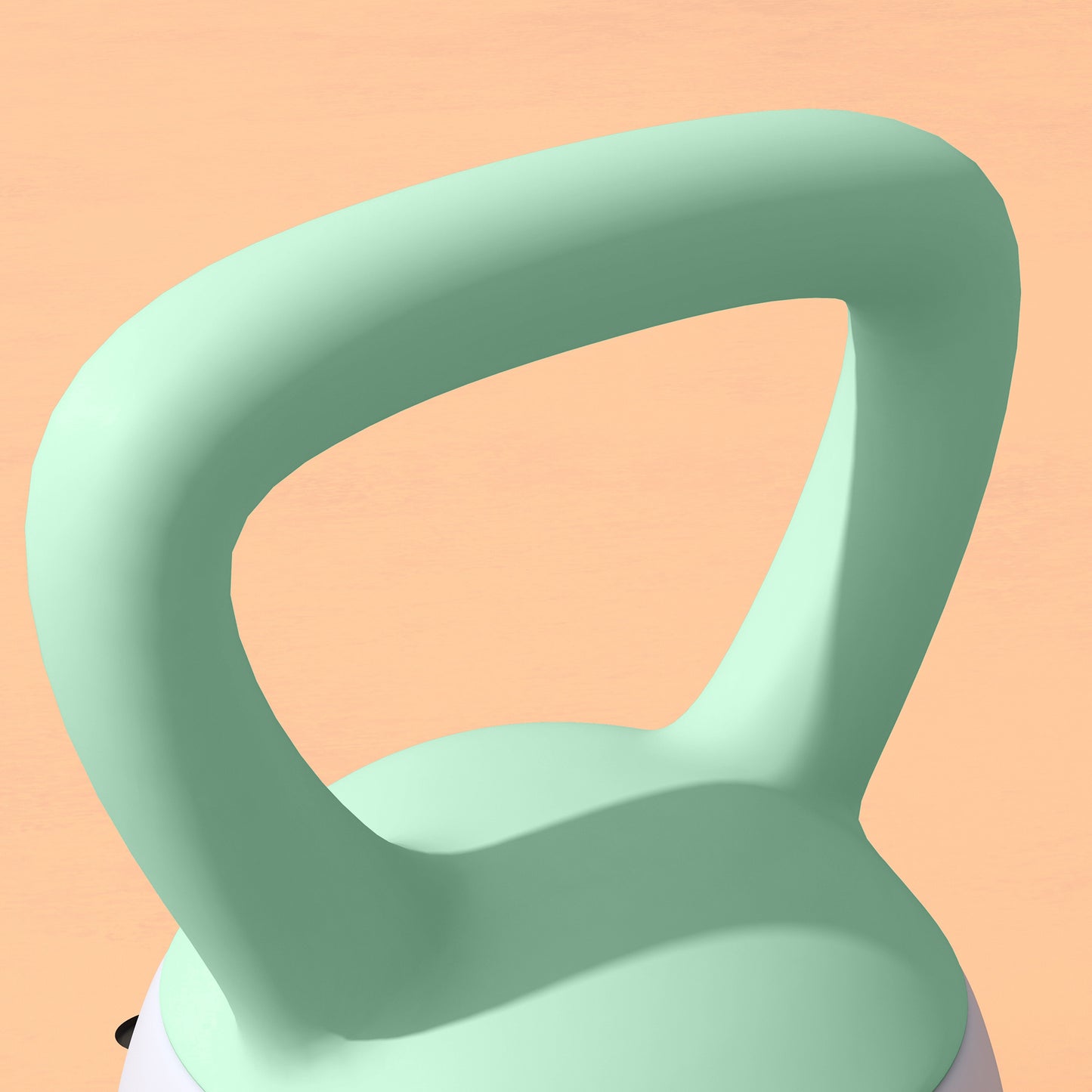 SPORTNOW 4KG Soft Kettlebell, Kettlebell with Non-Slip Handle for Home Gym, Weight Lifting, Strength Training, Green/Grey