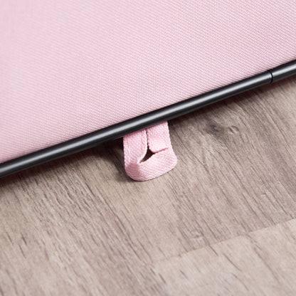 PawHut Fabric Pet Whelping Box Dog Cat Puppy Playpen Rabbit Guinea Pig Play Pen in Pink With Carry Bag Small Dia 90 x 41Hcm--ChewyGames-ChewyGames