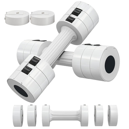 SPORTNOW Dumbbells Set, Adjustable Weights for Women Men Home Gym Workout, 2.5KG x 2