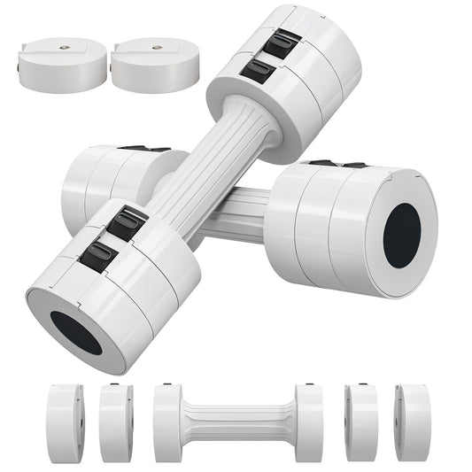 SPORTNOW Dumbbells Set, Adjustable Weights for Women Men Home Gym Workout, 2.5KG x 2