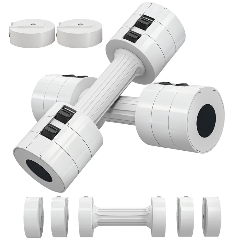 SPORTNOW Dumbbells Set, Adjustable Weights for Women Men Home Gym Workout, 2.5KG x 2